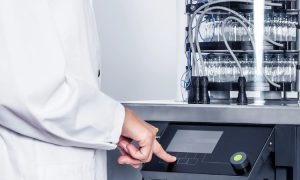 Botol sampel laboratorium, Sumber: buchi.com