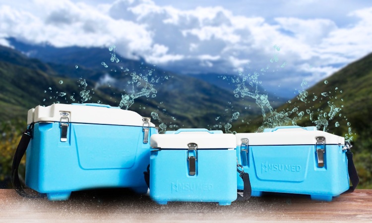 Penyimpanan vaksin pada cooler box, Sumber: msutama.co.id