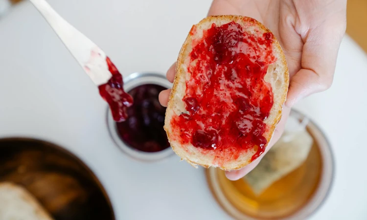 Roti dan selai, Sumber: pexels.com