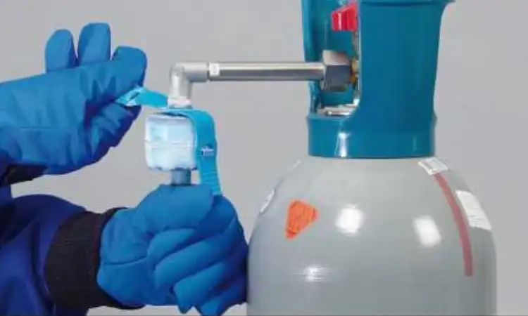 Cara kerja snowpack dry ice maker, Sumber: youtube.com